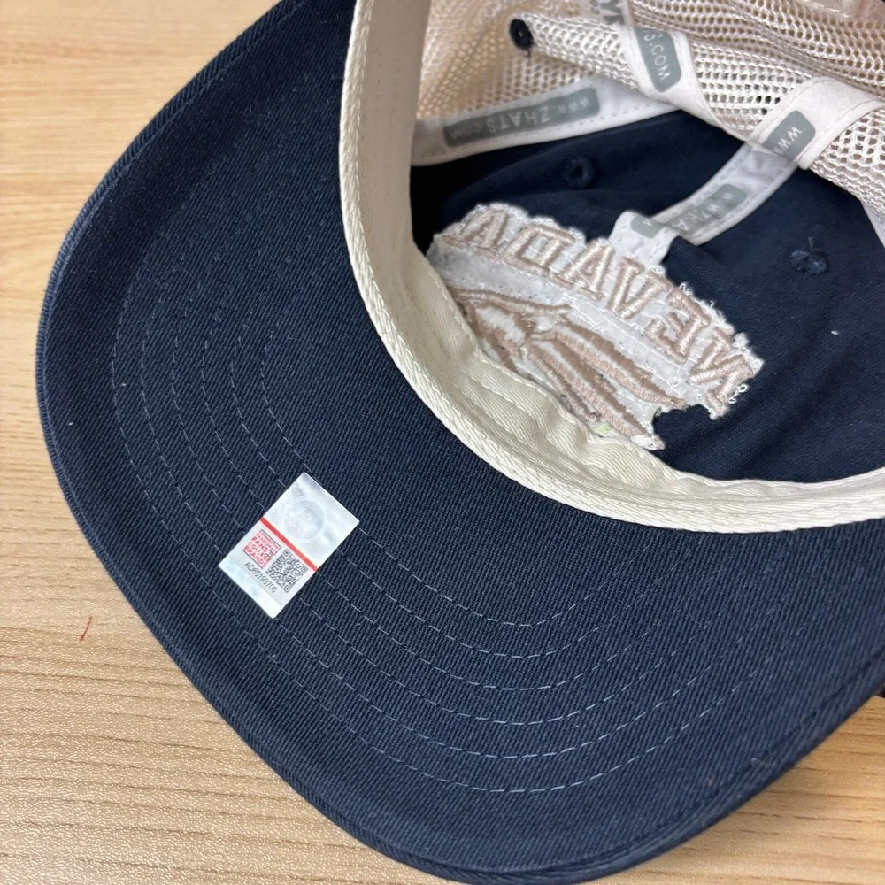 Nevada Wolf Pack Hat Cap Snap Back Blue‎ Wolfpack Zephyr NWT